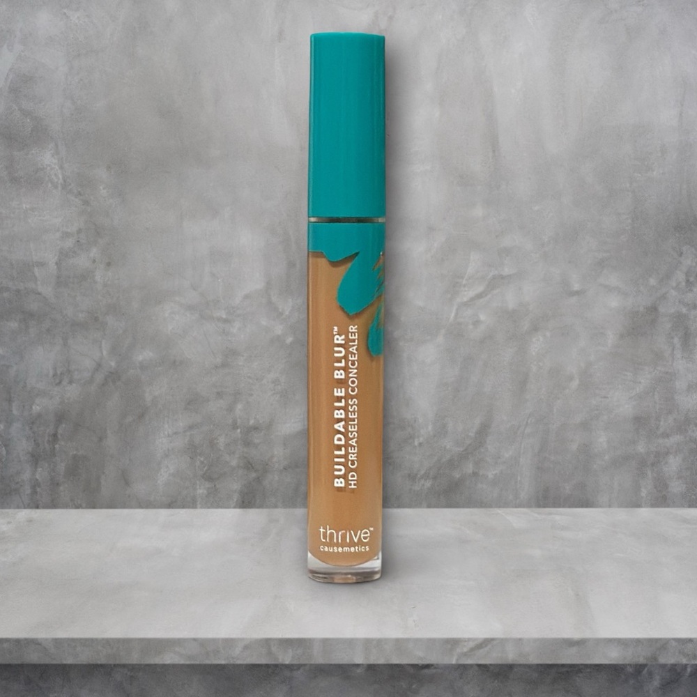Thrive Warm Rich Tan Buildable Blur HD Creaseless Concealer- vegan, waterproof